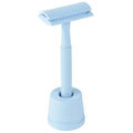 Customized Packaging Colorful Brass Handle Classic Design Metal Shaver Wet Shaver Safety razor with Stand