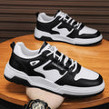 2025 Men's Casual Thick-Soled Board Shoes Breathable Anti-Slip Mesh Lining Lightweight Lace-Up Trendy New Spring Styles Walking