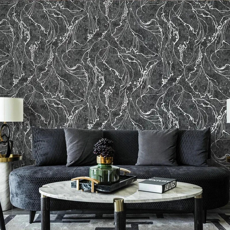 Modern 3D Marble Wallpaper for Home Decoration for Living Room Sofa Background House Decoration Interior Wall Paper Roll