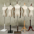 Half Body Mannequin With Wooden Arms Clothing Store