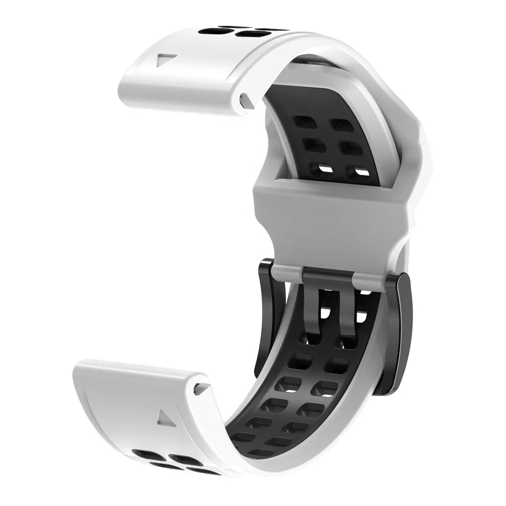 26mm 22mm Breathable  Smart Watch Strap for Garmin Fenix 7 Quick Release Silicone Sport Quick Release