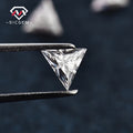 SICGEM Triangle Cut Moissanite Loose Stones VVS1 Clarity D Color for Ring Jewelry