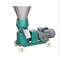 Ainuok New Carbon Steel Three Phase Feed Pellet Making Machine Flat Die Poultry Pellet Mill 300-500kg/h Electric/Diesel Feed