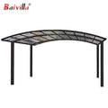 China Factory's Strong and Durable Polycarbonate Cantilever Carport Simple Style Car Garage Designed for Parking Application