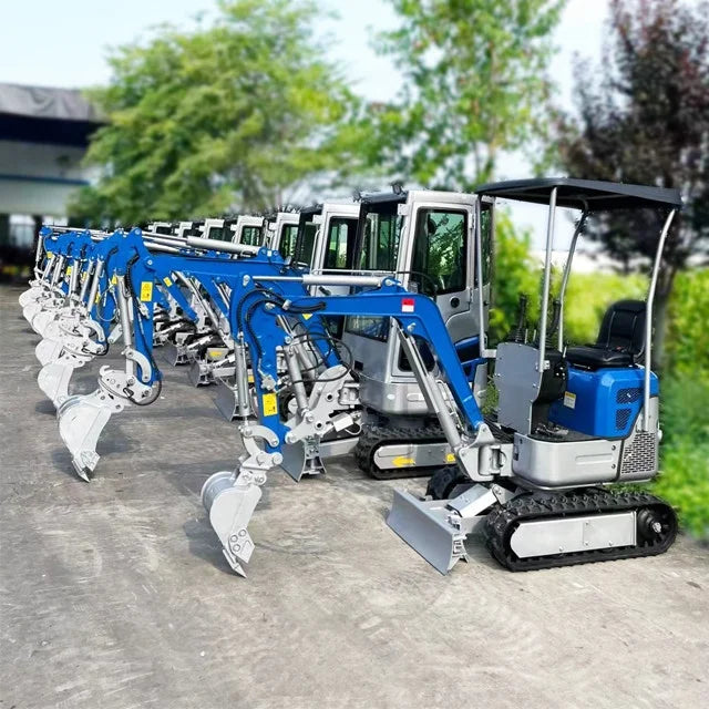 For  Engine 1ton Mini Excavator Garden Farm Crawler Digger with 2.5 Ton Attachment for Agricultural Use