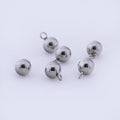Manufacturers Direct Supply Stainless Steel Round Ball Pendant Custom Necklace Fashion Pendants Charms Bracelet for Woman Man