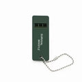 Anthrive 7x2.8cm Green Plastic High Frequency Rescue Outdoor Safety Emergency Multi Audio  Whistle for Hiking Camping