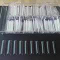 44mm  XXL C Curve Straight Length Extra Long Curved Half Cover Tapered square  Acrylic False Nails Tips 400 PCS / Box