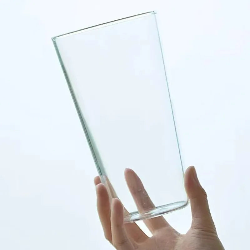 Cheap Custom Logo16 oz Highball Glasses V Shaped Glass Cups 500 ml Beer Pint Glasses Beer Tumblers for Home and Bar