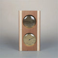 Sauna Wooden Bucket and Ladle Kit Sauna Thermometer with Liner for Sauna & SPA  Pine Wood