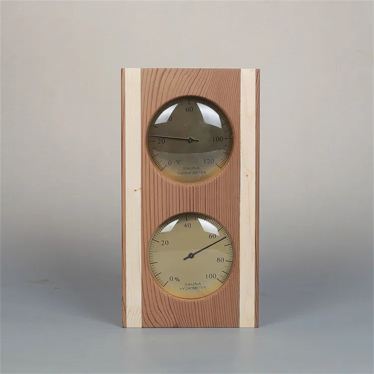 Sauna Wooden Bucket and Ladle Kit Sauna Thermometer with Liner for Sauna & SPA  Pine Wood