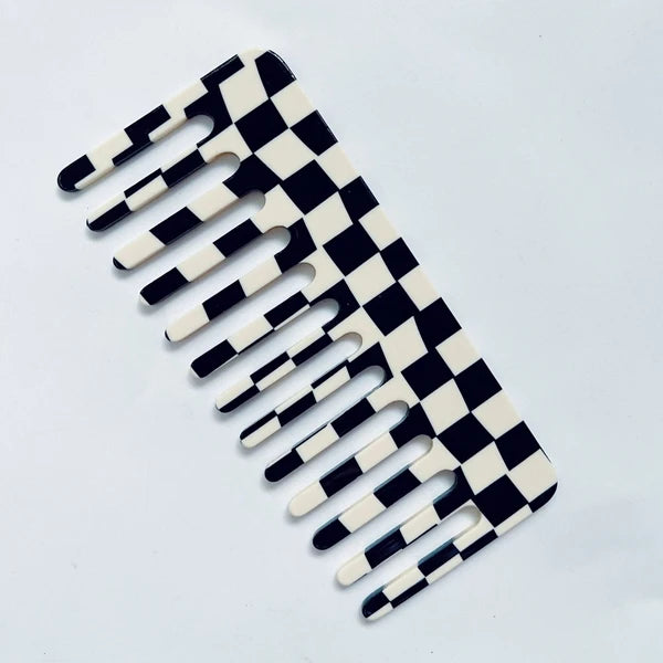 2026 Fashion Antistatic Acetate Hair Comb Custom Logo Leopard Cellulose Acetate Wide Tooth Comb Colorful Hairdresser Comb for Women