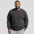 Men's Plus Size Classic Wool Blend Crewneck Sweater Sustainable & Comfortable