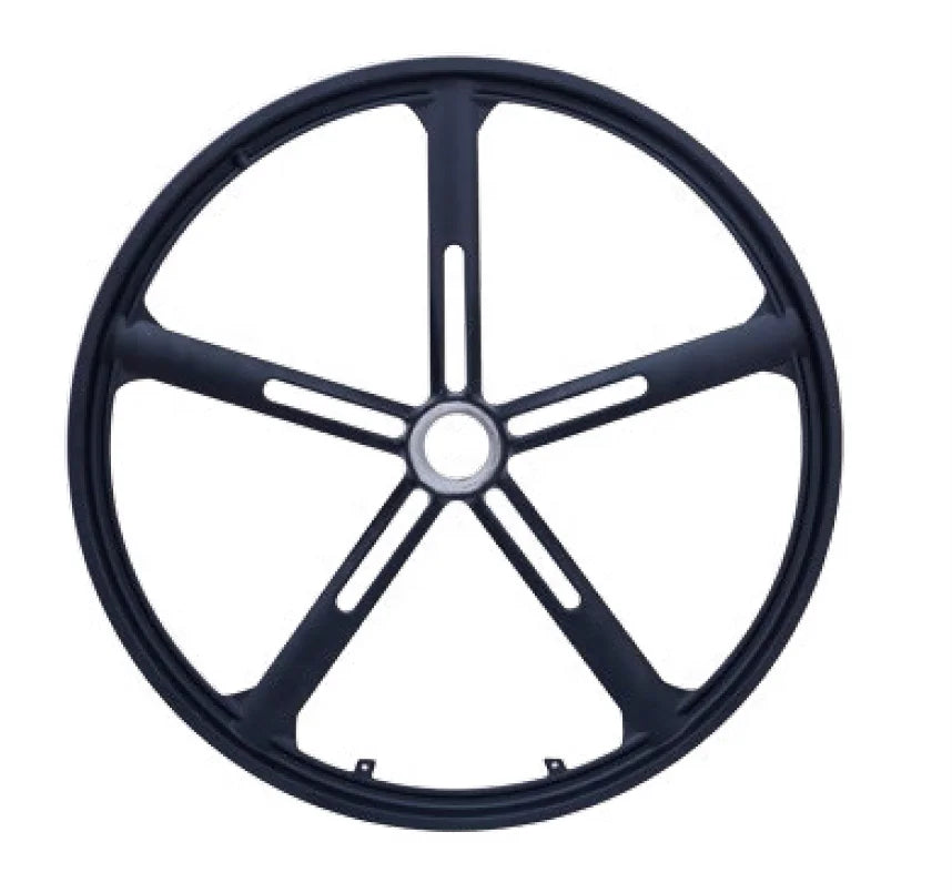 24Inch Bike Rims Mag Alloy Bike Wheel 5Spoke Wheels Magnesium Alloy Bike Rim With INTERGRATED DYNAMO HUB (SHIMANO & SUNRACE)
