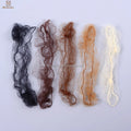 20Pcs/bag  Nylon Hair Net for Bun Hair Hairstyle Tool Black Brown Beige Coffee 4 Colors 5Mm Mesh Hair Styling Hairnets
