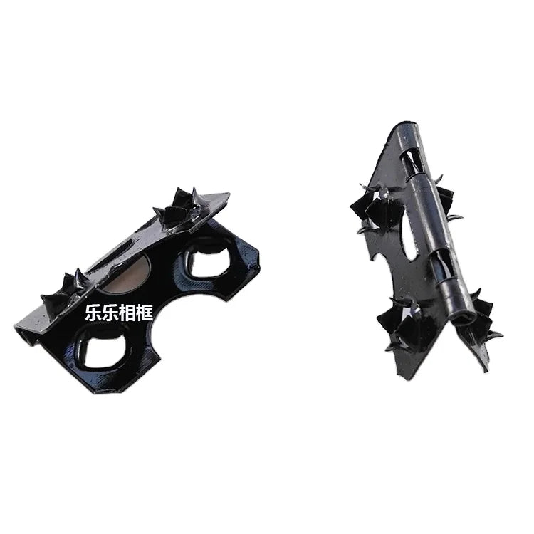 New Arrival 6234 Steel Photo Frame Hooks with Strong Tensile Strength Black Tooth Hanger for Pictures Saw Accessory