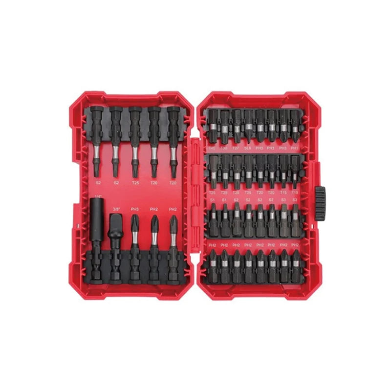 SHALL 42pcs Screwdriver Bit Set Hardware Tools Impact Screwdriver Bit Set Hex Shank Impact Driver Accessories Drill Bit
