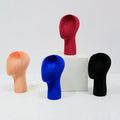 Simple Velvet Long Neck Mannequin Head for Sale