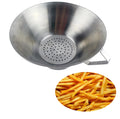 Stainless Steel Large Eco-Friendly Oil Leaker Frying Filter Hotel Household Spoon Oil Basin