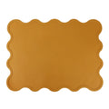 100% Food Grade Silicone Placemat Edge Design Non Slip Silicone Placemat  Waterproof Heat Resistant Dining Use Table Mat