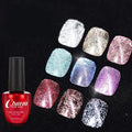 12 Color Reflective Cat Eye Gel Nail Polish Nail Art Gel 10ML Glitter Soak Off UV Gel Polish