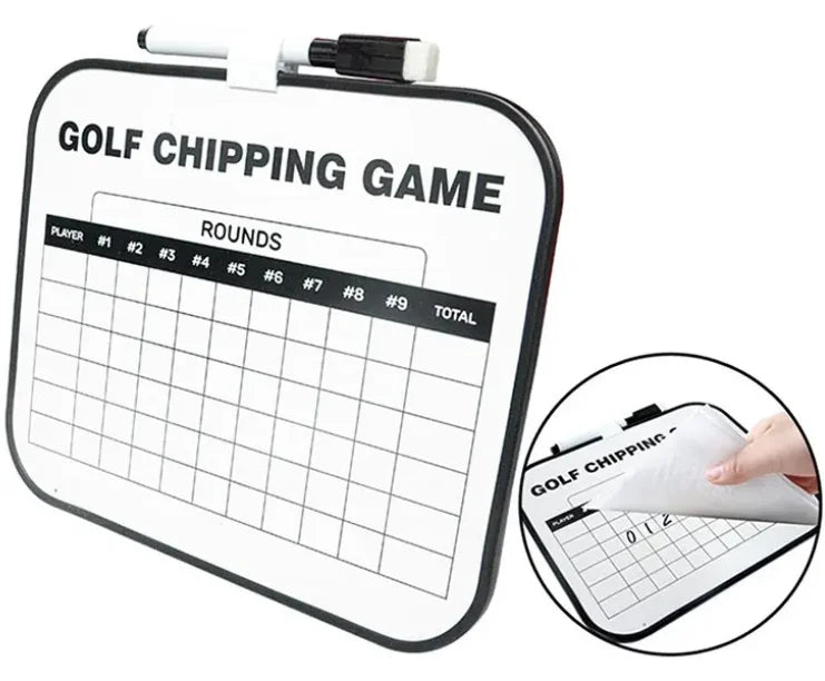 Wholesale Price Golf Stroke Counter Scoring Accessories Golf Chipping Game Clipboard Golf Scoreboard