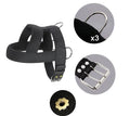 High Quality Nylon Outdoor Dog Training Harness Vest Solid Pattern Factory Supplied Padded Button Closure Quick Release Feature