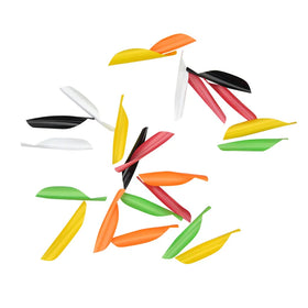 50 Pcs Archery Arrow Vanes 1.75inch Plastic Feather Right Wing DIY Carbon Arrow Aluminum Arrow Shooting Hunting Accessories