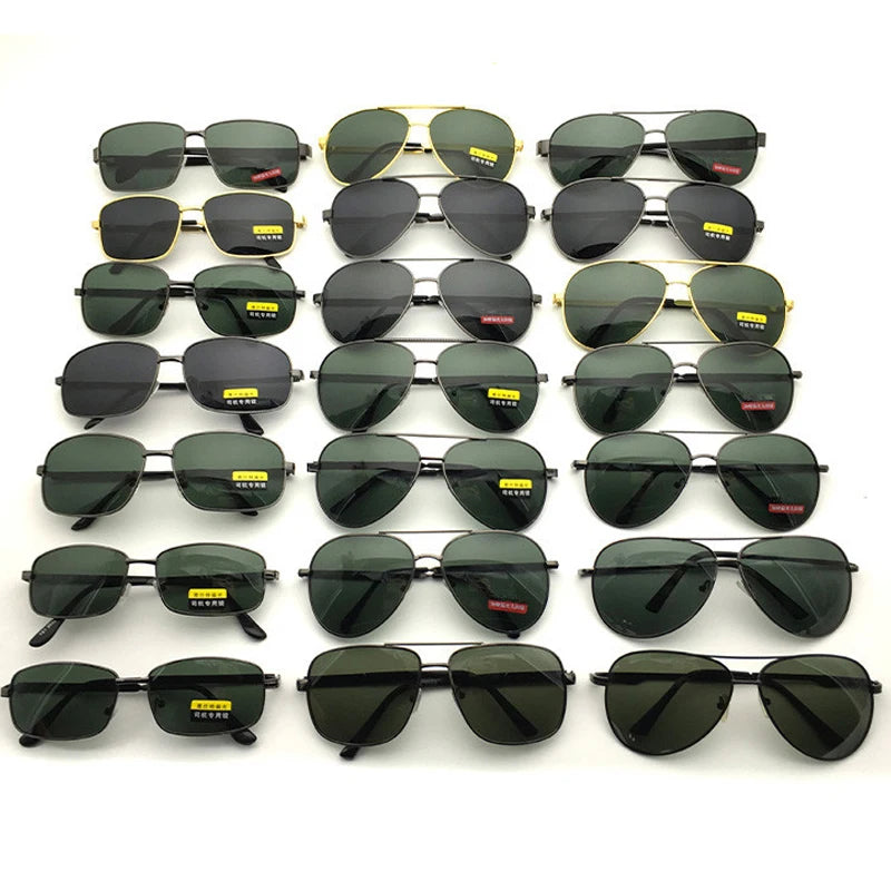 Wholesale Mixed Order Cheap Fashion Aviation Designer Polit Mens Polarized Sun Glasses Sunglasses 2022