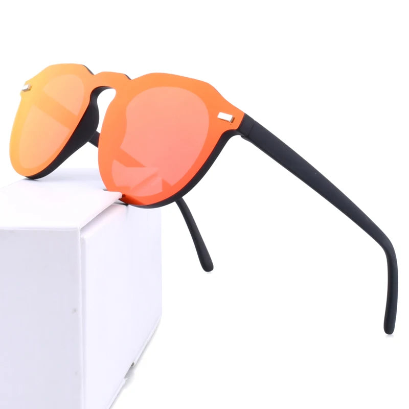 Wholesale 2026 Trendy Brand Running Glasses Polarized Mirror One Piece Lens Sunglasses Mountain Bike Riding Sun Glasses