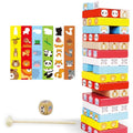 2026 New Arrival Wooden Balance Stacking Game Toys Wooden Tumble Tower Toy for Kids