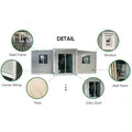 Outdoor Luxury 3 Bedroom Prefabricated Expandable Steel Container House with 40ft Shipping Capacity for Villa Use MegaBDM