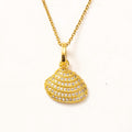 Fashion Jewelry Crystals Shell Necklace Hawaiian Seashell Necklace Summer Beach Accessories Necklace for Women