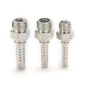 ORFS Carbon Steel High Pressure Smooth Surface Zinc-plated Male Flat O-Ring Seal Hydraulic Hose Pipe Fitting