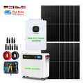 10kW DIY Solar Panel Kit  Complete Home Off-grid 10kw Solar Power Mounting System All-in-One Off Grid PV Kit 10KWH 15KWH 20KWH
