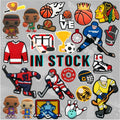 Trending Products 2024 Sport Charm Shoe Accessories Wholesale Basketball Football Soccer Pvc Charm Shoe Decoration Bag Charm