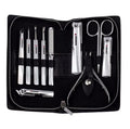 Manicure Pedicure Set Nail Clippers Omuda 33028 - 10 Piece Stainless Steel Manicure Nail Cutter Kits with Portable Travel Case
