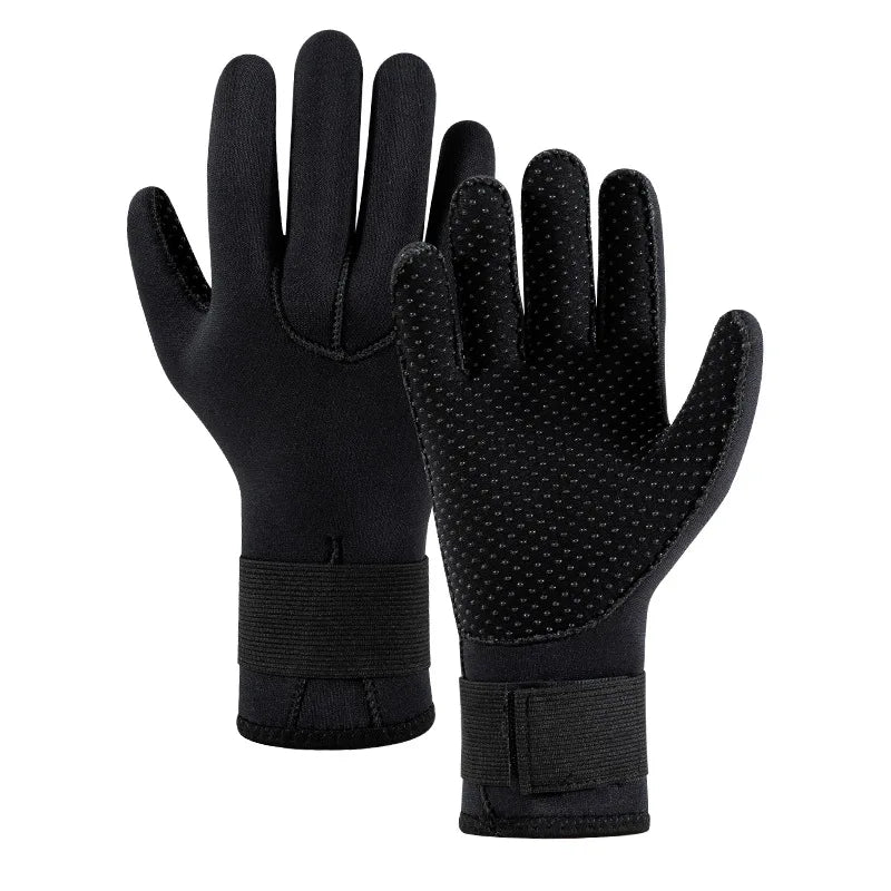 OEM/ODM 3mm/5mm Neoprene Diving Gloves Five Finger Warm Wetsuit Winter Gloves for Diving Snorkeling Paddling Surfing