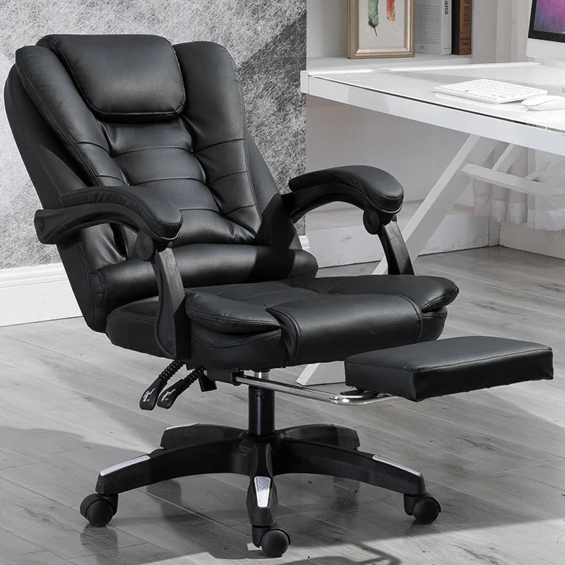 NEW Boss Swivel Revolving Executive Lift Chair with PU Leather Modern Design Seat Height Adjustable Office Chair