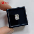 Wholesale Super White D Color Yellow Color Gra Certified Vvs Moissanite Radiant Cut Diamond Created Stones Loose Moissanite