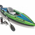 INTEX 68305 Challenger K1 PVC Light Weight Inflatable Kayak for 1 Person-Drifting Ready