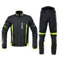 Motorcycle Suit 7 Pcs Protective Pads Motocross Jacket Pants Reflective Waterproof Flame-Retardant Eco-Friendly Cotton Winter MegaBDM