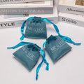 Recyclable Plush Velvet Drawstring Dust Bag for Gift Soft Luxury Flannel Jewelry Packaging Velvet Pouch for Gift Box