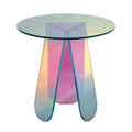 Promotional Acrylic Colorful Transparent Household Small Coffee Table Side Table pink Acrylic Table