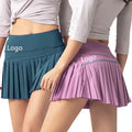 Free Custom Logo Hot Selling Active Fashion Sportswear Aesthetic Mini Pleated Womens Golf Apparel Tennis Skirts