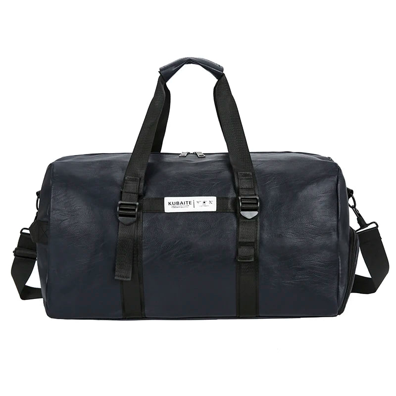 2022 Fashion New Leisure Handbag Luggage Sports Fitness Bag PU Leather Wholesale Duffle Bag for Men and Women Travel Bag Sac