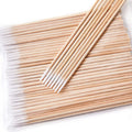 100pcs/bag Wood Cotton Swab Cosmetics Permanent Makeup Health New Ear Jewelry Clean Sticks Buds Tip Wood Cotton Head Swab