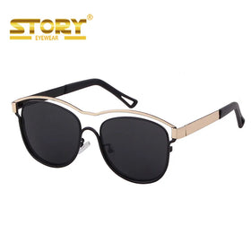 STY1653 Factory Sales New Unisex Retro Fashion Personality Sun Glasses Vintage Wholesales Coating Miirror Sunglasses