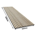 For KASARO Modern 3D Design Acoustic Wall Panels Soundproof Wooden Slats for Hotels Graphic Solution Capable