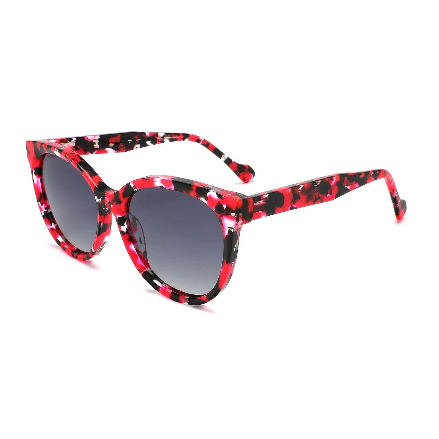LX011 Wholesale Cat Eye Acetate Sunglasses for Women Custom Logo OEM ODM Eyewear Factory